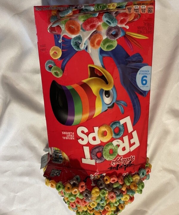 Froot Loops detail view by Tom Pergola Fine Art, Los Angeles pop artist, the King of Pop Art