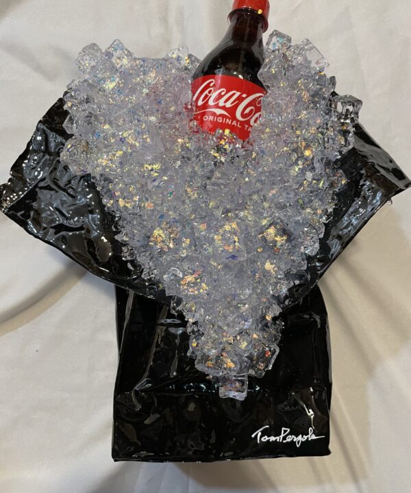 Coke On Ice, original pop art by Tom Pergola Fine Art, Los Angeles pop artist and the King of Pop Art