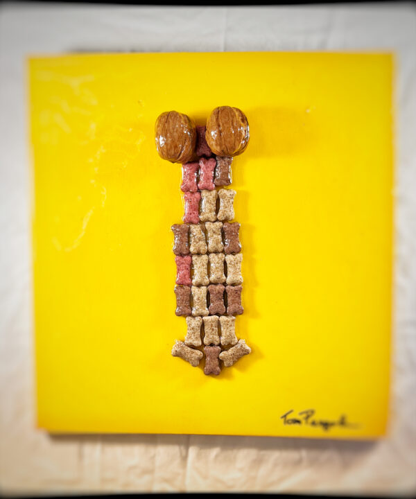 Nuts and Bones detail view by Tom Pergola Fine Art, Los Angeles pop artist, the King of Pop Art