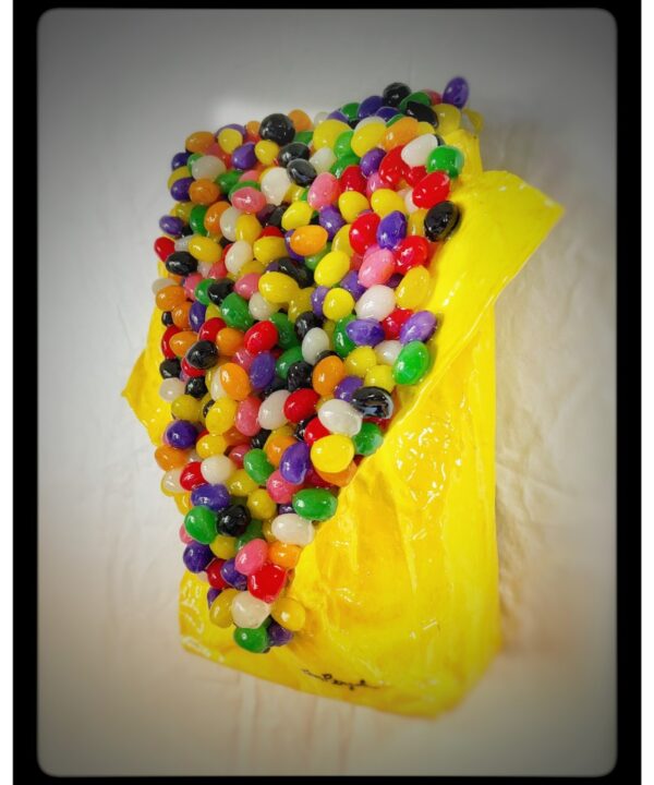 Jelly Beans, original pop art by Tom Pergola Fine Art, Los Angeles pop artist and the King of Pop Art