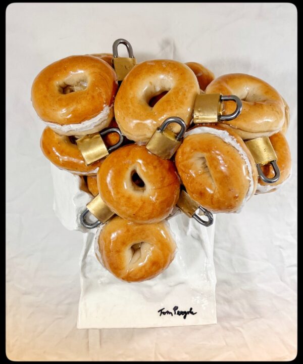 Bagels & Locks by Tom Pergola Fine Art, Los Angeles pop artist, the King of Pop Art