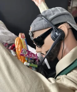 Distracted Shopper man closeup