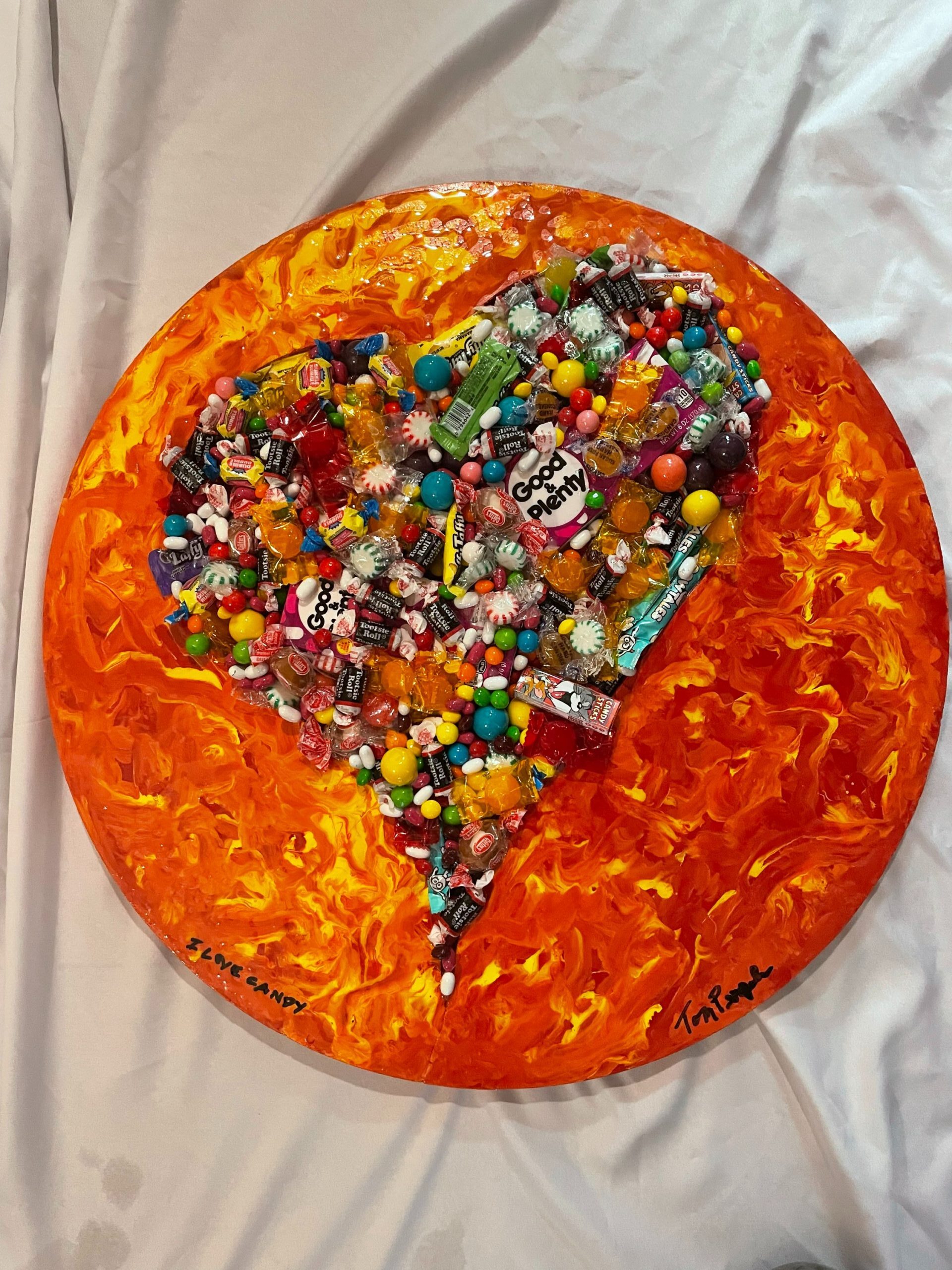 I love candy tom pergola fine art sculpture