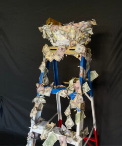 The ladder of Success Tom Pergola Fine Art Large Piece Sculpture close up left