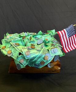 Bag O' Money tom pergola fine art resin coated artwork side 2