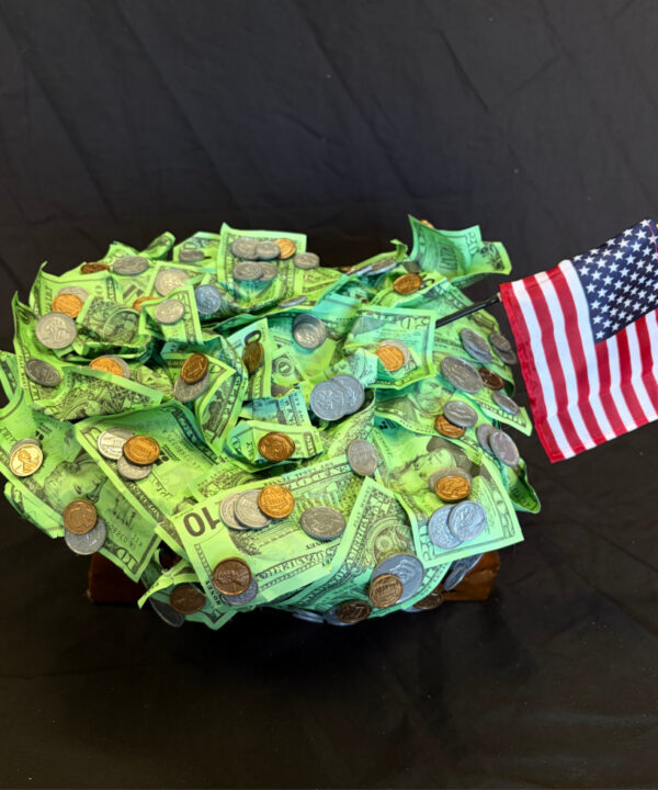 Bag O' Money, original pop art by Tom Pergola Fine Art, Los Angeles pop artist and the King of Pop Art