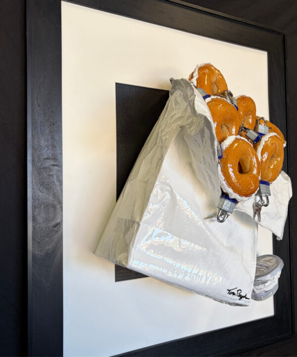 Bagels & Locks by Tom Pergola Fine Art, Los Angeles pop artist, the King of Pop Art