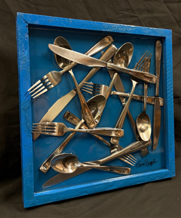 Utensils, original pop art by Tom Pergola Fine Art, Los Angeles pop artist and the King of Pop Art