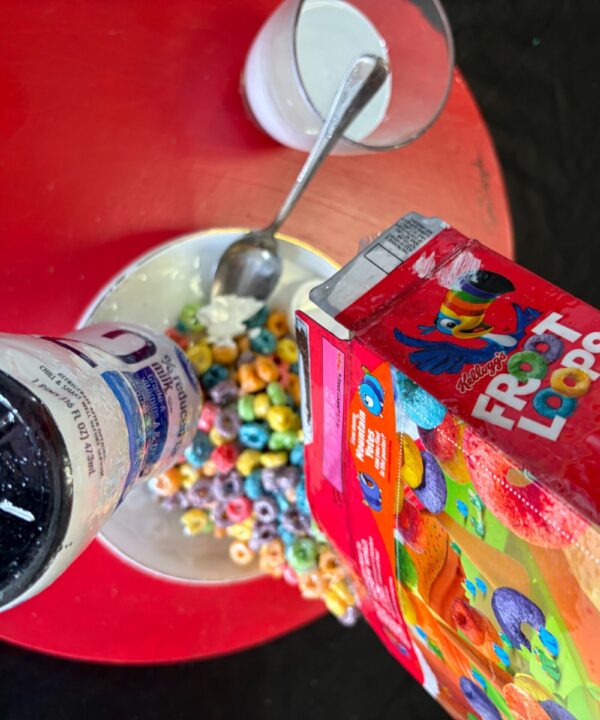 Froot Loops & Milk, original pop art by Tom Pergola Fine Art, Los Angeles pop artist and the King of Pop Art
