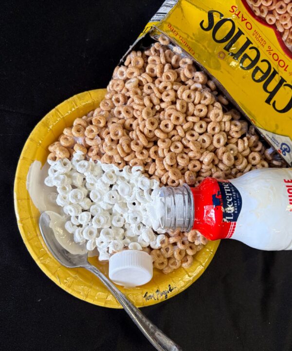 Cheerios With Milk, original pop art by Tom Pergola Fine Art, Los Angeles pop artist and the King of Pop Art