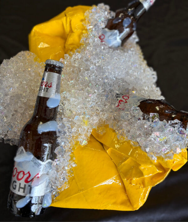 Ice Cold Beer, original pop art by Tom Pergola Fine Art, Los Angeles pop artist and the King of Pop Art