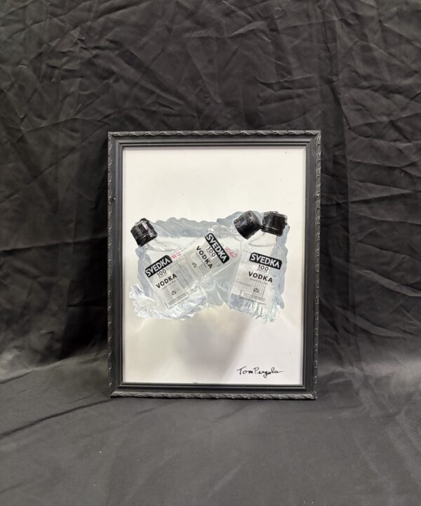 Vodka In Ice by Tom Pergola Fine Art, Los Angeles pop artist, the King of Pop Art