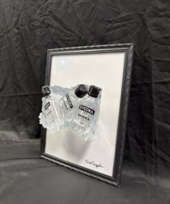 "Vodka In Ice" is painted with acrylic paint by Tom Pergola Fine Art