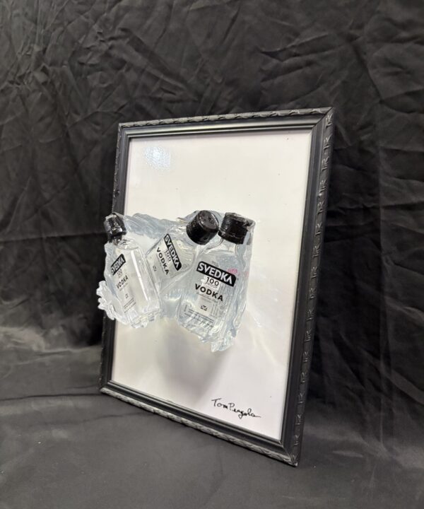 Vodka In Ice, original pop art by Tom Pergola Fine Art, Los Angeles pop artist and the King of Pop Art