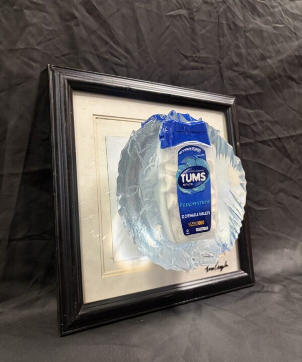 Tums In Ice, original pop art by Tom Pergola Fine Art, Los Angeles pop artist and the King of Pop Art