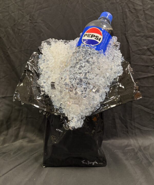 Pepsi In Ice artwork by Los Angeles pop artist Tom Pergola Fine Art, the King of Pop Art