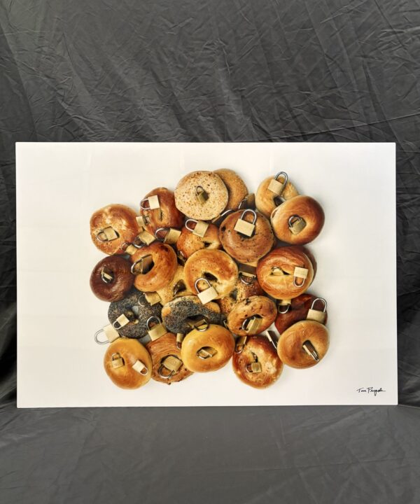 Bagels & Locks by Tom Pergola Fine Art, Los Angeles pop artist, the King of Pop Art