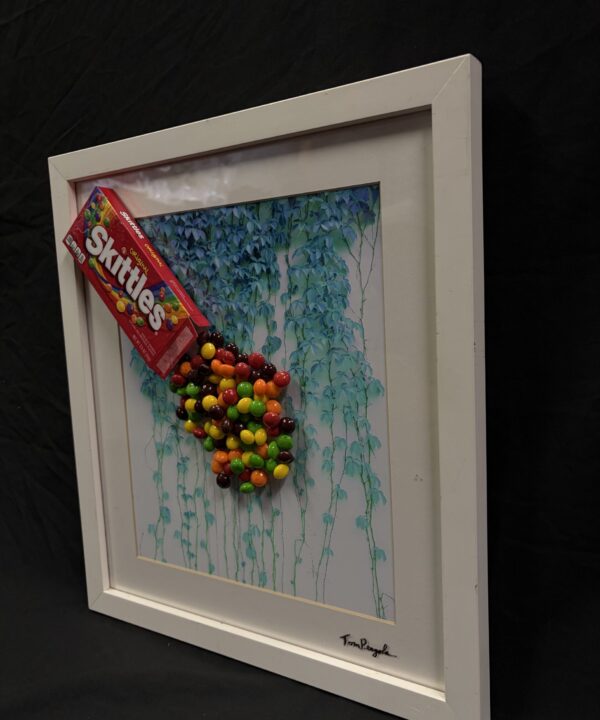 Skittles Spill by Tom Pergola Fine Art, Los Angeles pop artist, the King of Pop Art