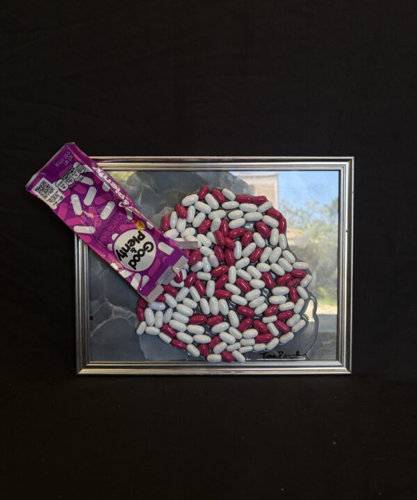 Good & Plenty Spill by Tom Pergola Fine Art, Los Angeles pop artist, the King of Pop Art