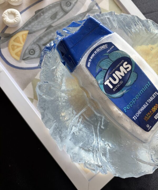 Tums In Ice by Tom Pergola Fine Art, Los Angeles pop artist, the King of Pop Art