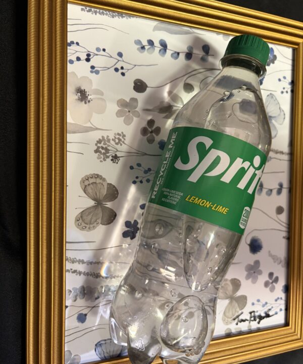 Sprite, Assemblage Plastique pop art by Los Angeles pop artist Tom Pergola