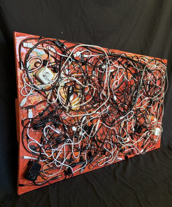 I'm Wired, original pop art by Tom Pergola Fine Art, Los Angeles pop artist and the King of Pop Art