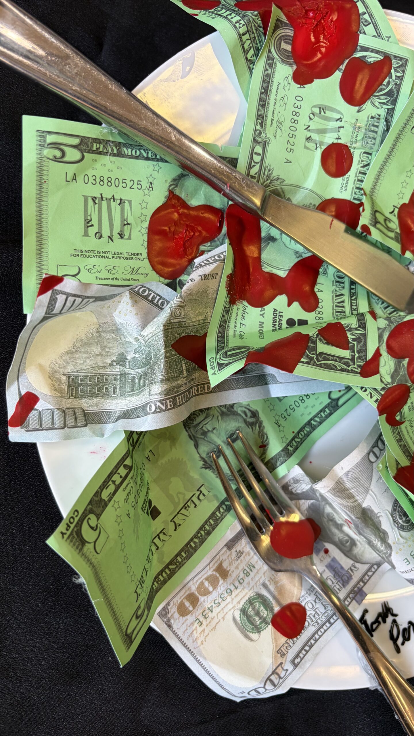 Lunch Money 13" x 13 1/" x 2" $1800