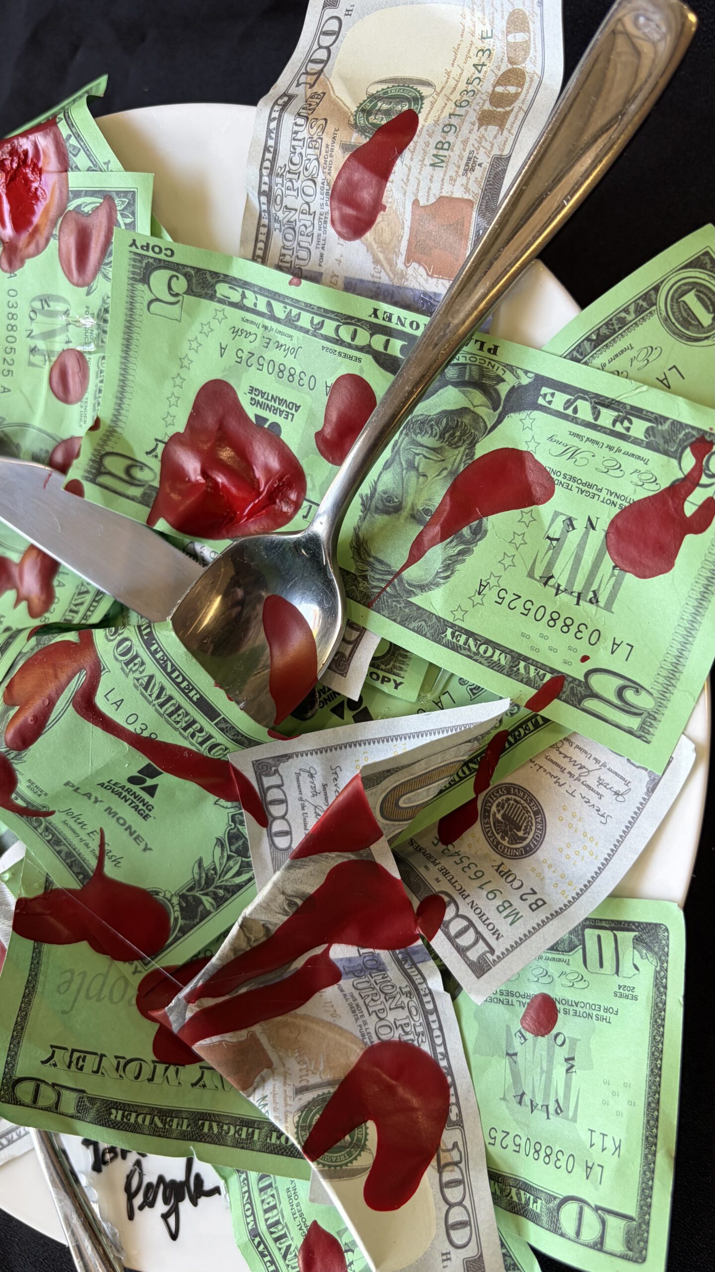 Lunch Money 13" x 13 1/" x 2" $1800