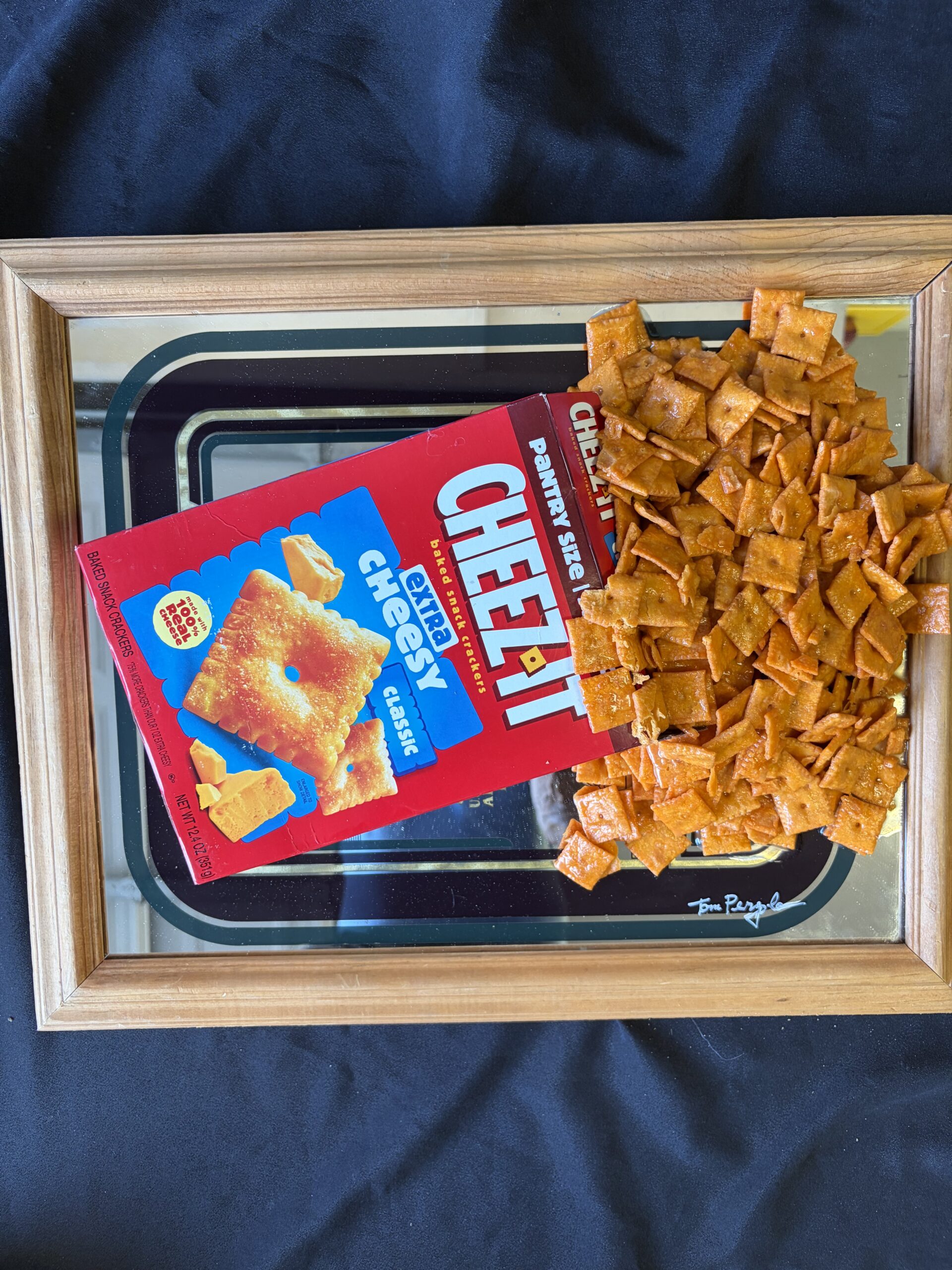 Cheez-Its by Los Angeles pop artist Tom Pergola