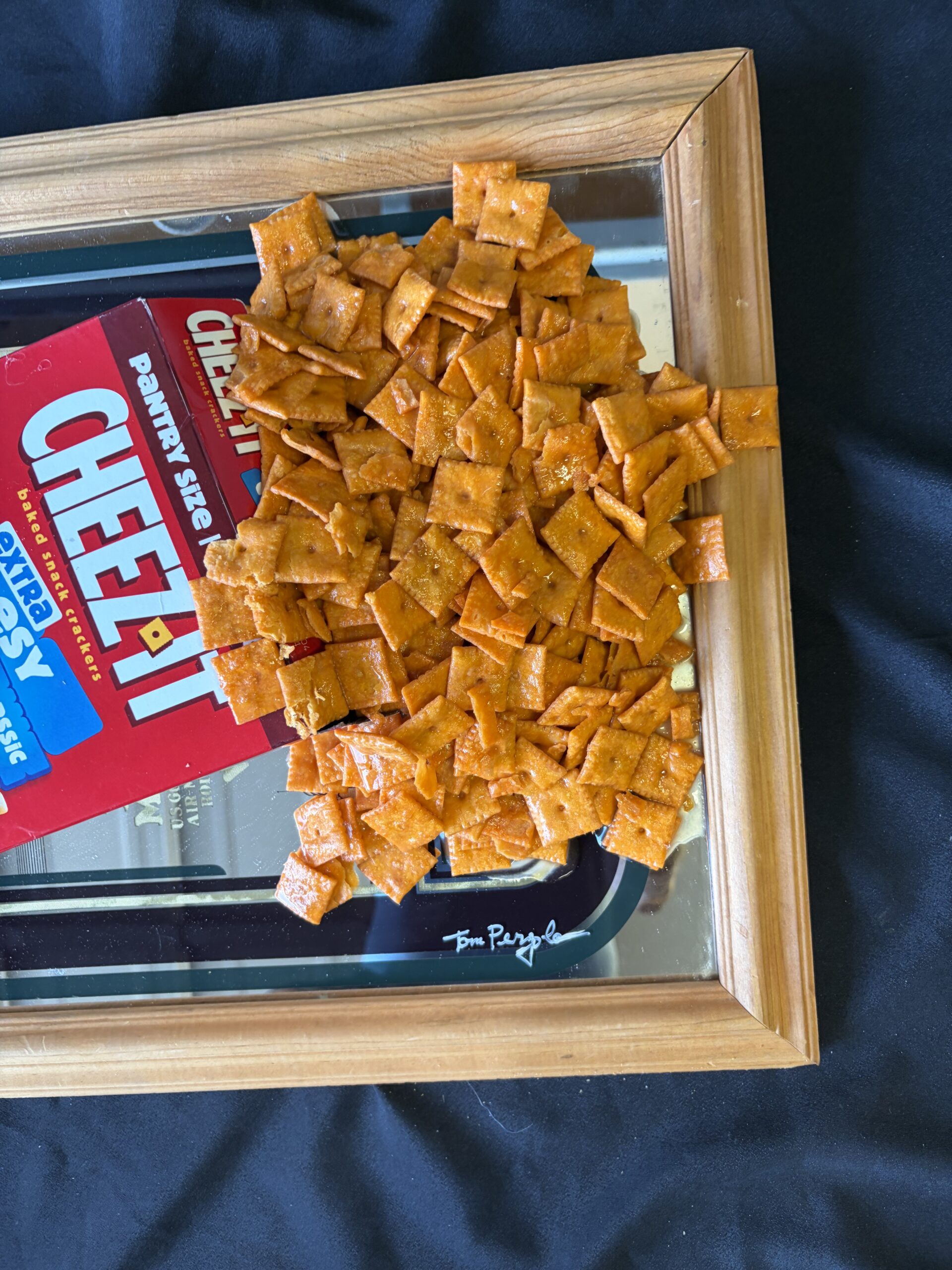 Cheez-Its by Los Angeles pop artist Tom Pergola