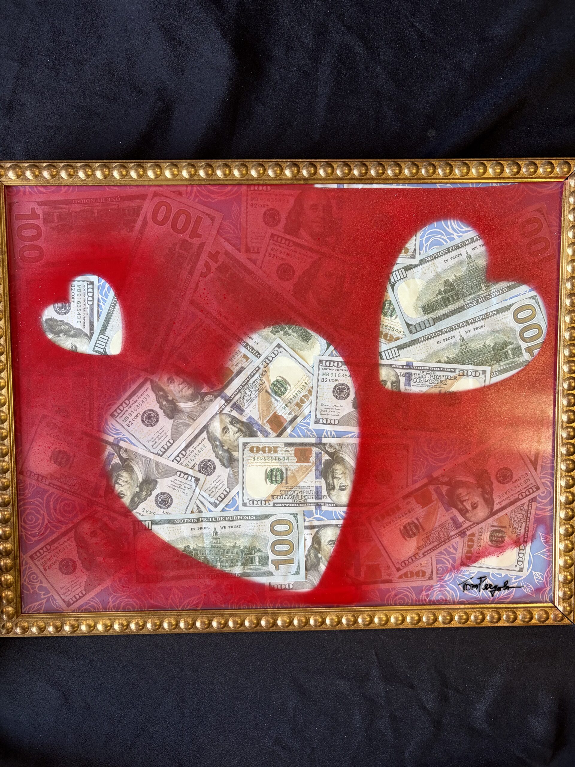 I Love Money tom pergola fine art los Angeles king of pop art