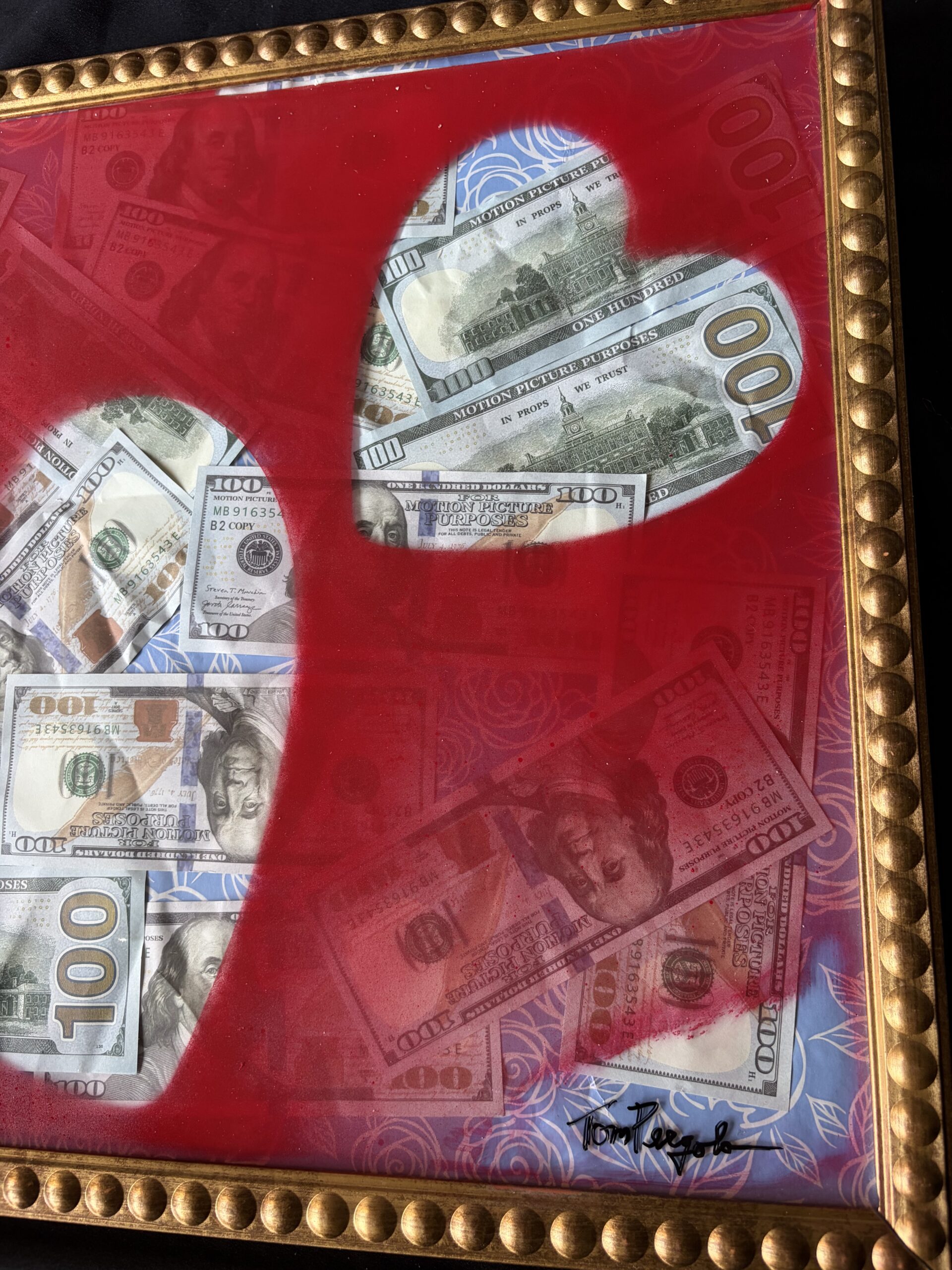 I Love Money tom pergola fine art los Angeles king of pop art
