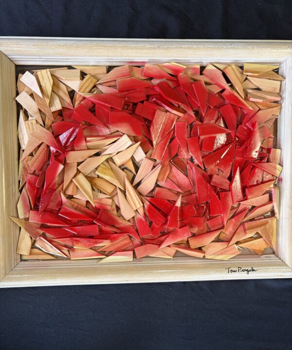 Wedged Between 2 Lovers by Los Angeles pop artist Tom Pergola