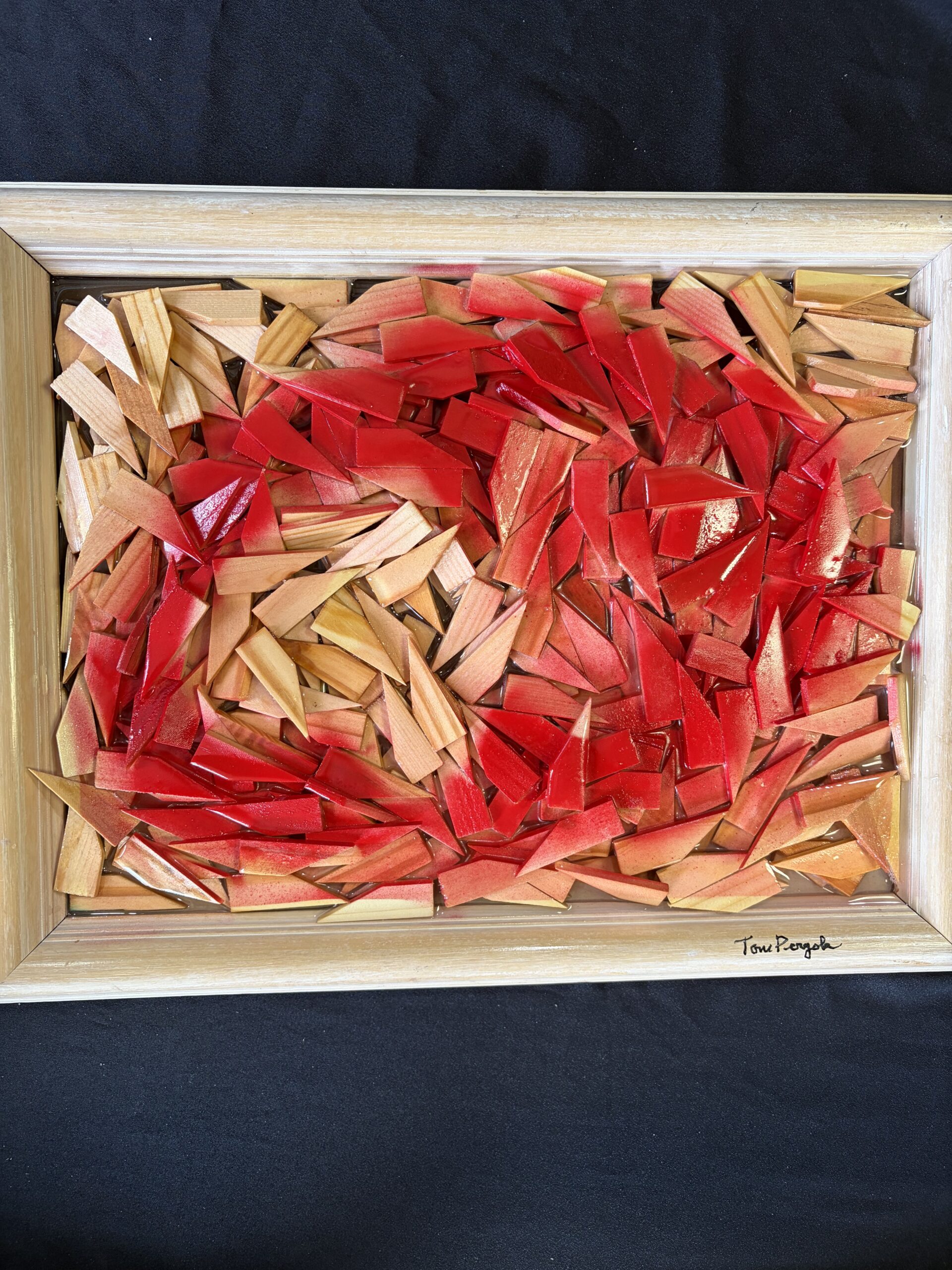 Wedged Between 2 Lovers by Los Angeles pop artist Tom Pergola