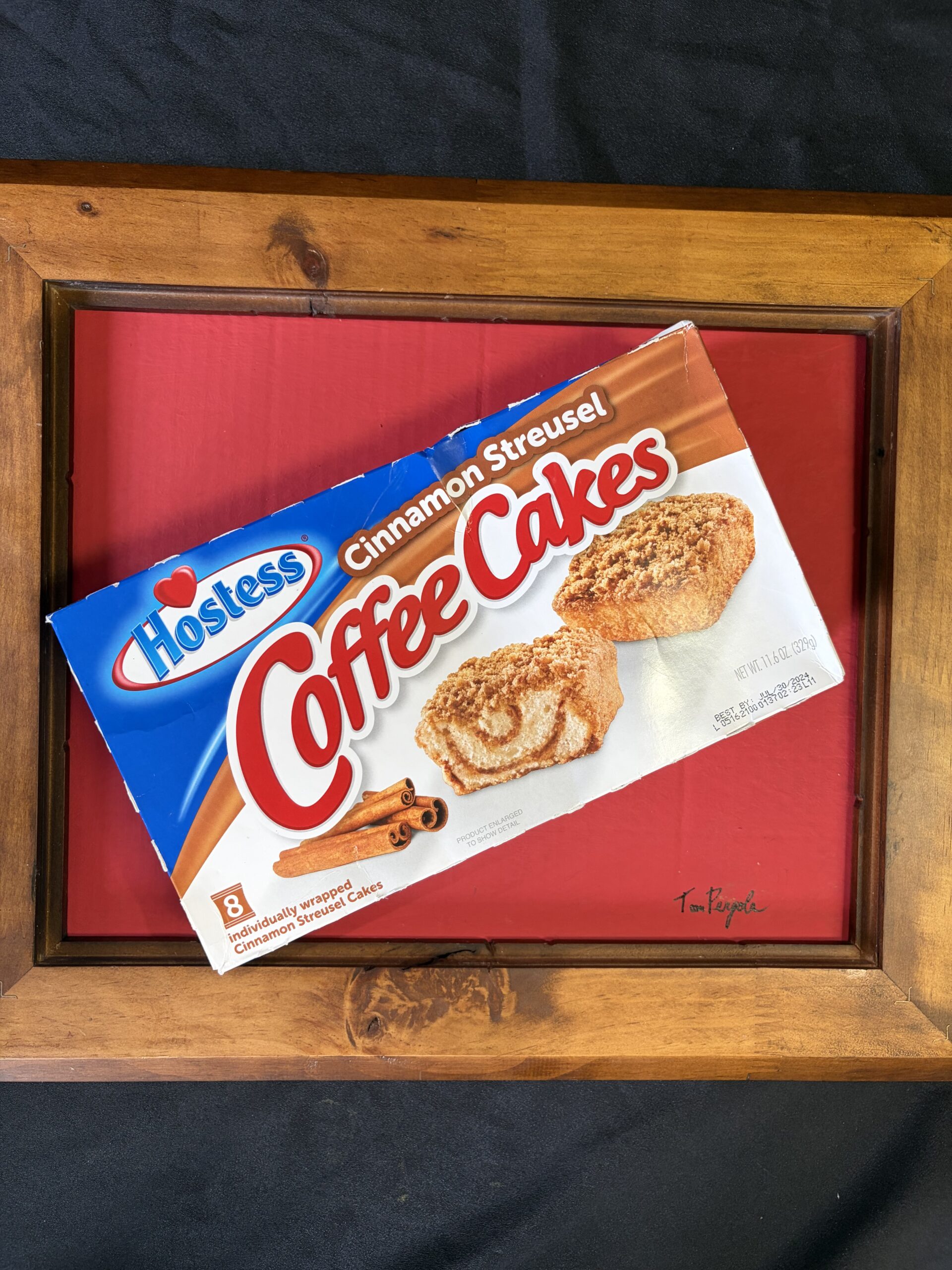 Coffee Cake by Los Angeles pop artist Tom Pergola