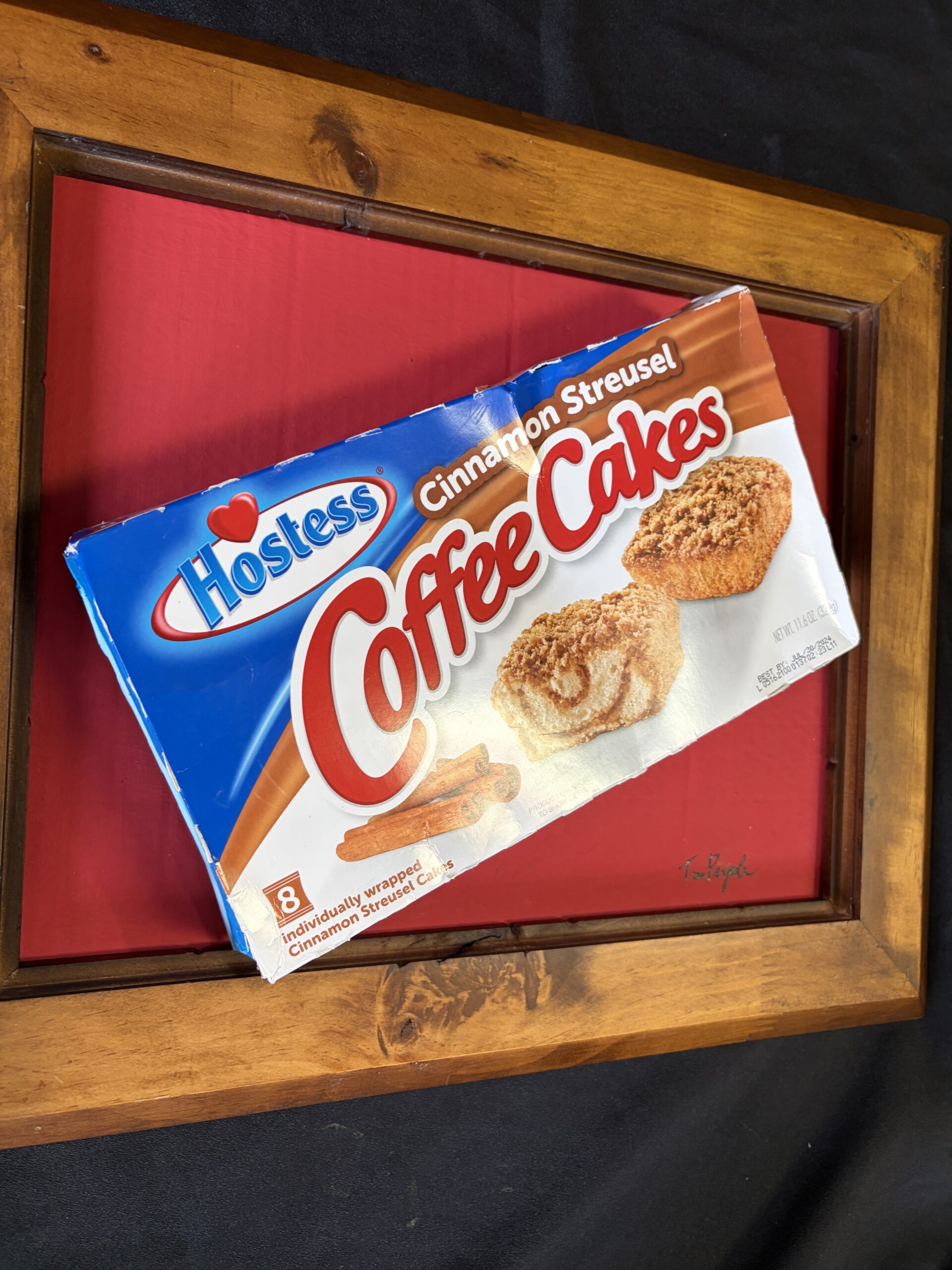 Coffee Cake by Los Angeles pop artist Tom Pergola