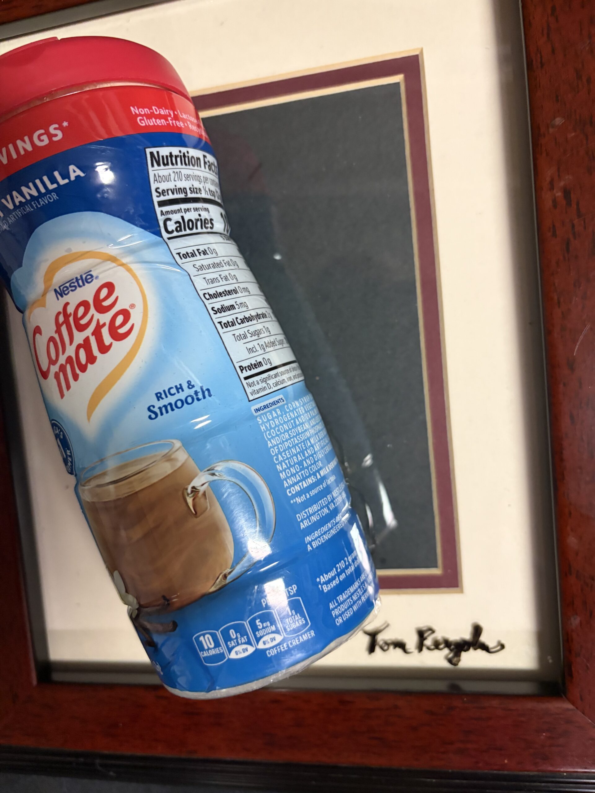 Coffee Mate by Los Angeles pop artist Tom Pergola