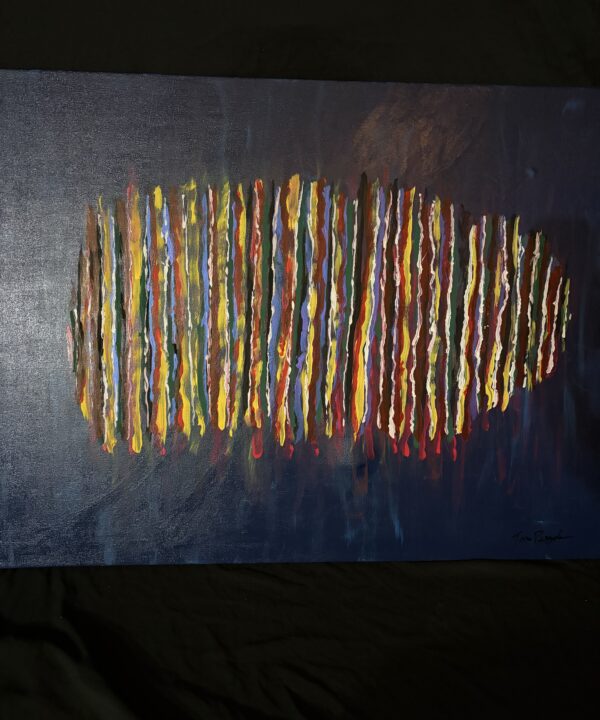 Colored Lines by Los Angeles pop artist Tom Pergola