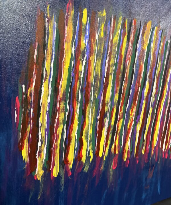 Colored Lines by Los Angeles pop artist Tom Pergola