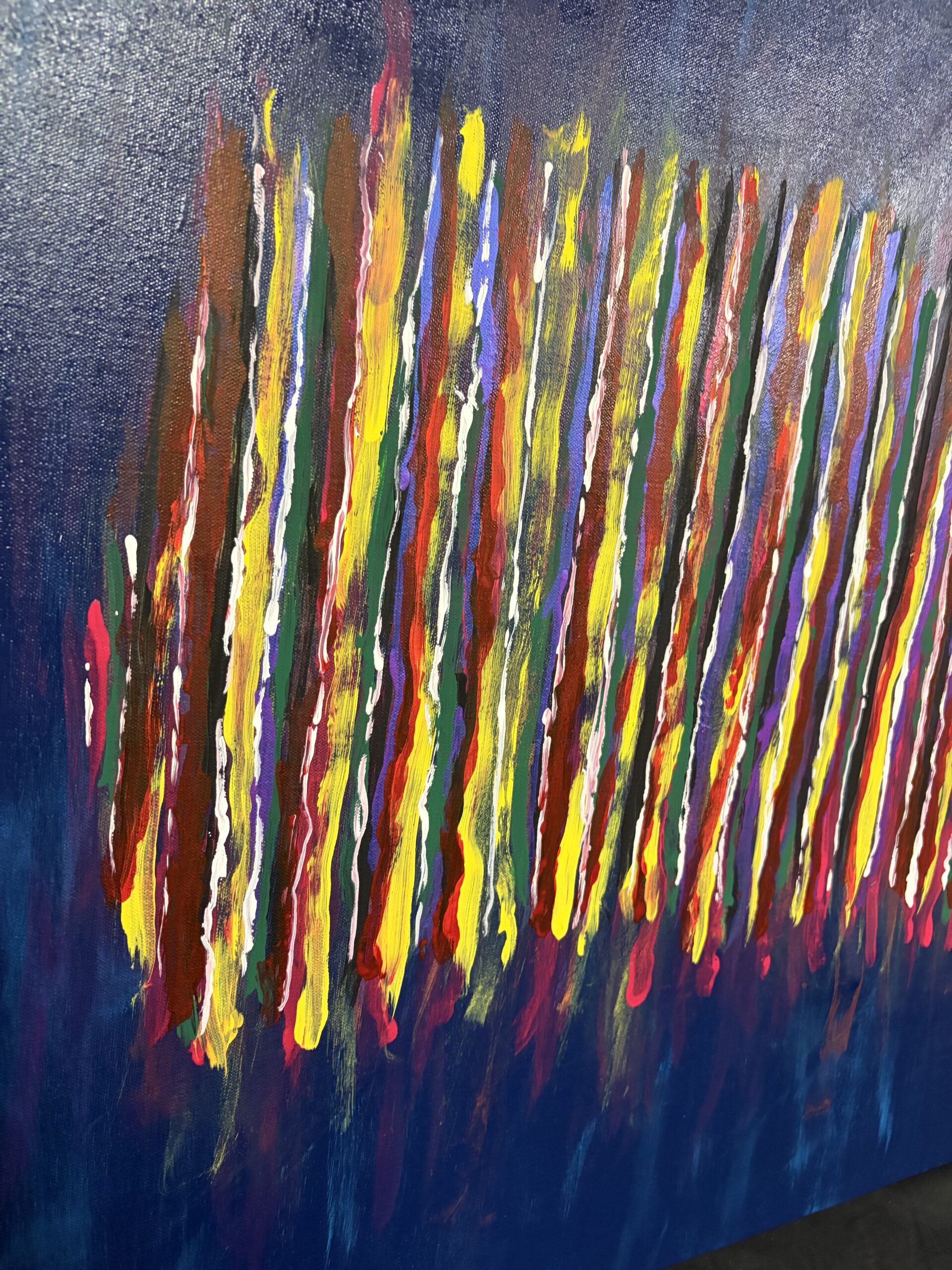 Colored Lines by Los Angeles pop artist Tom Pergola