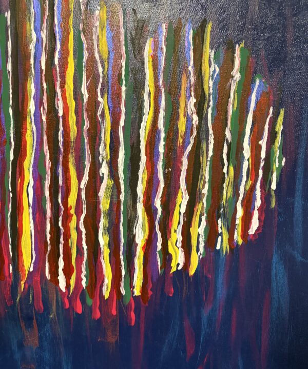 Colored Lines by Los Angeles pop artist Tom Pergola