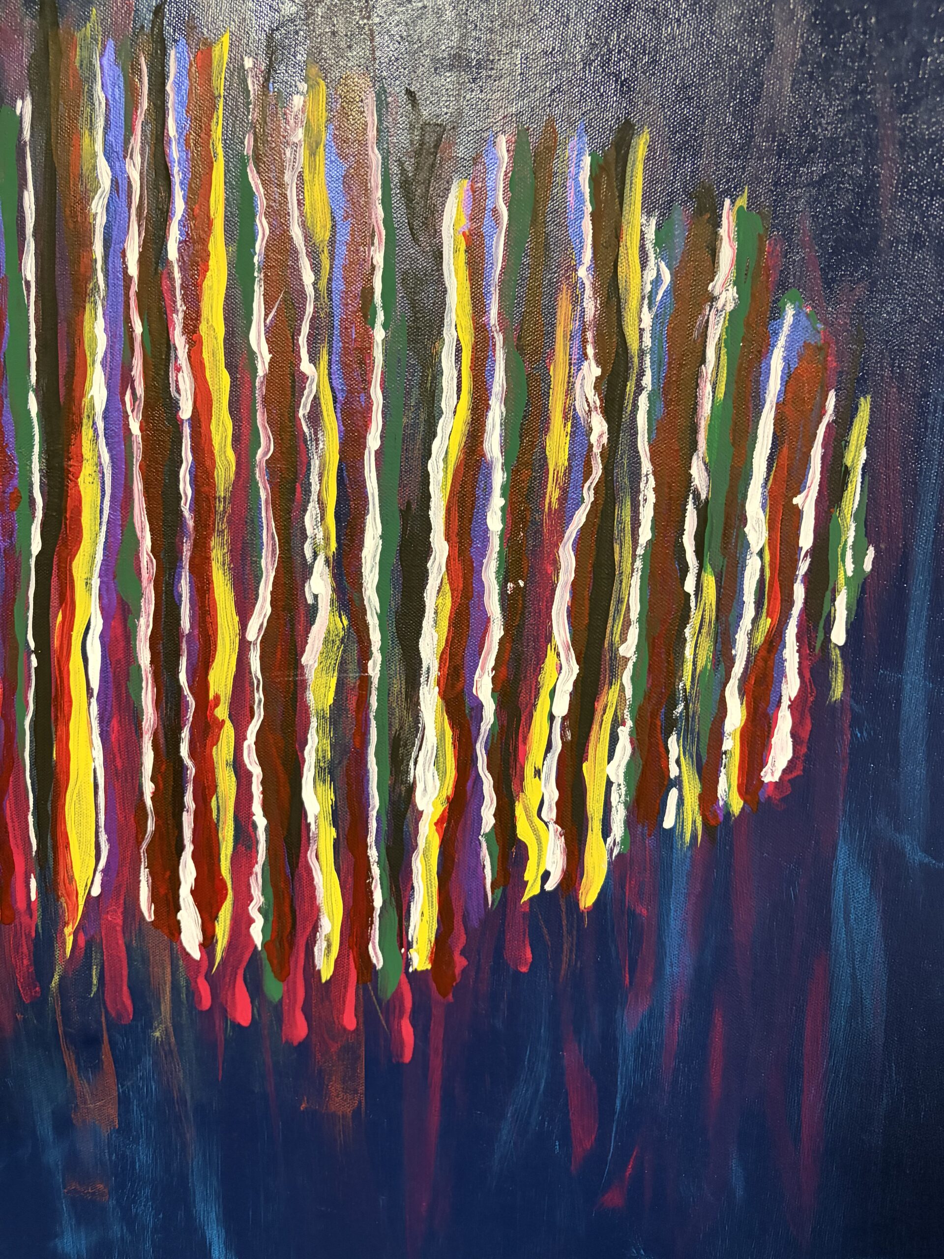 Colored Lines by Los Angeles pop artist Tom Pergola